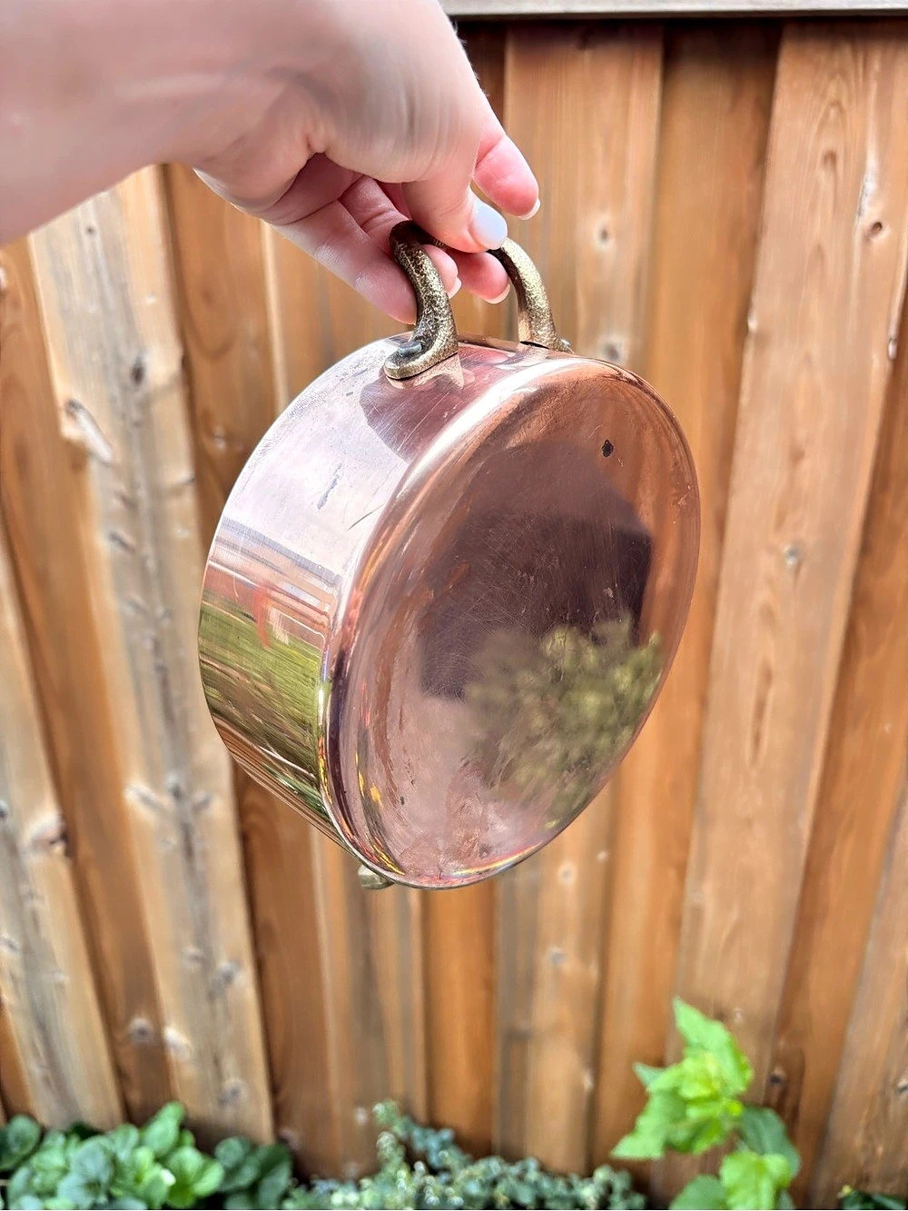 Copper & Silver Two-Handle Cookware Pot - Picture 3 of 4